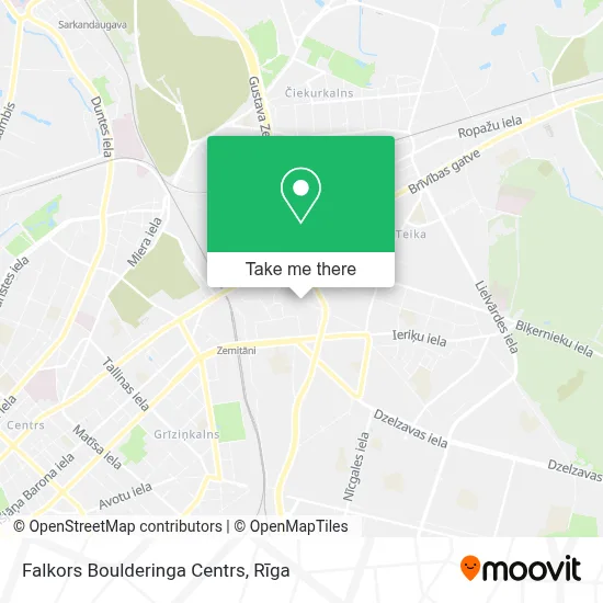 Falkors Boulderinga Centrs map