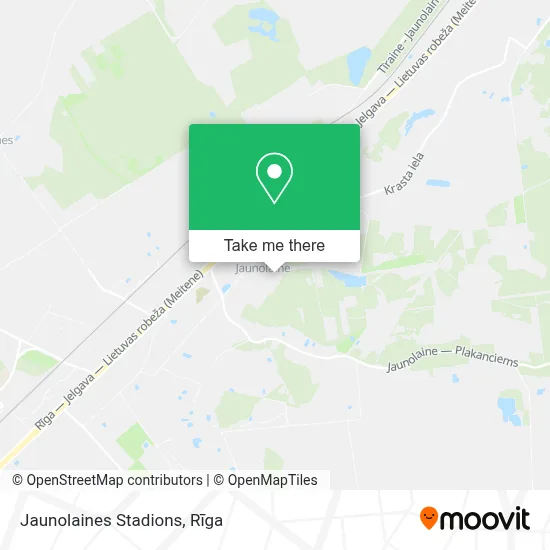 Jaunolaines Stadions map