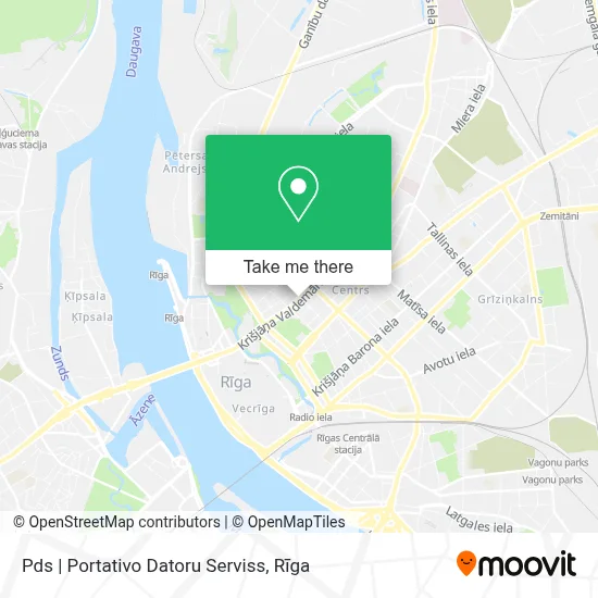 Pds | Portativo Datoru Serviss map