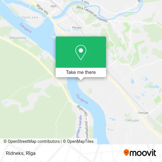 Ridneks map