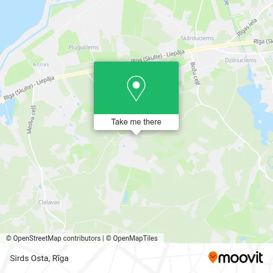 Sirds Osta map