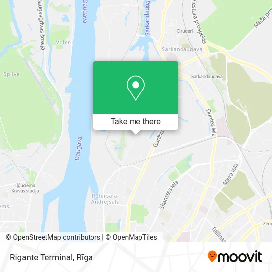Rigante Terminal map