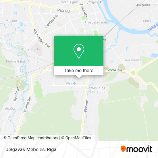 Jelgavas Mebeles map