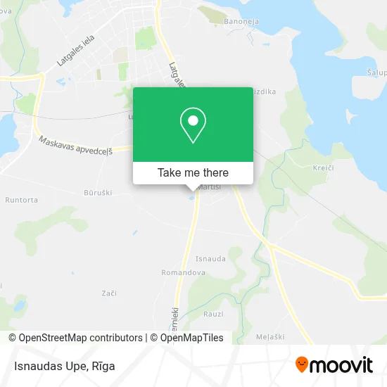 Isnaudas Upe map