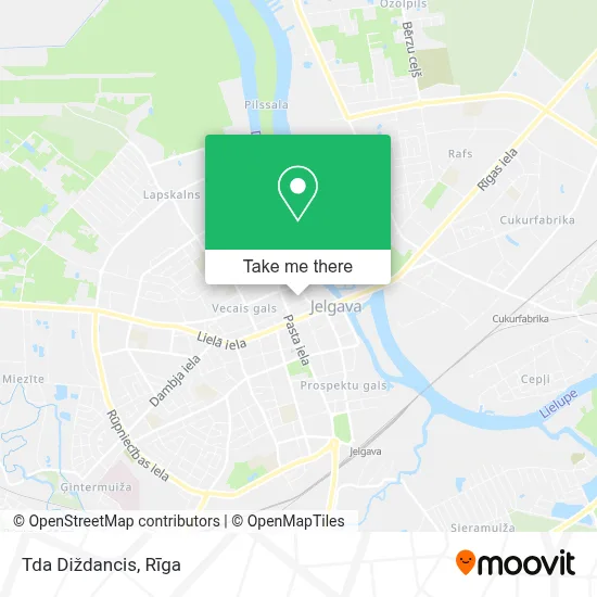 Tda Diždancis map