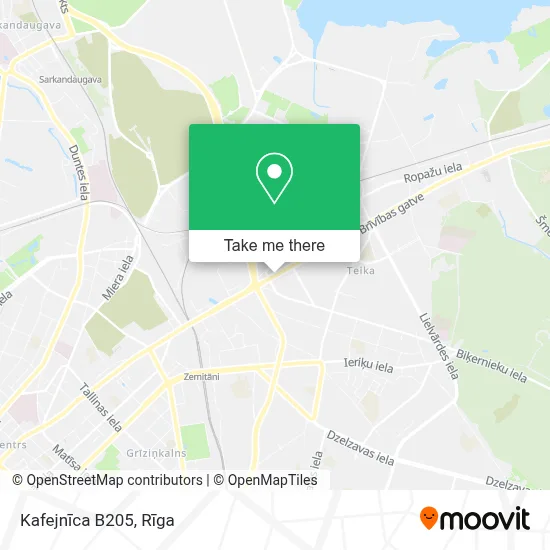 Kafejnīca B205 map
