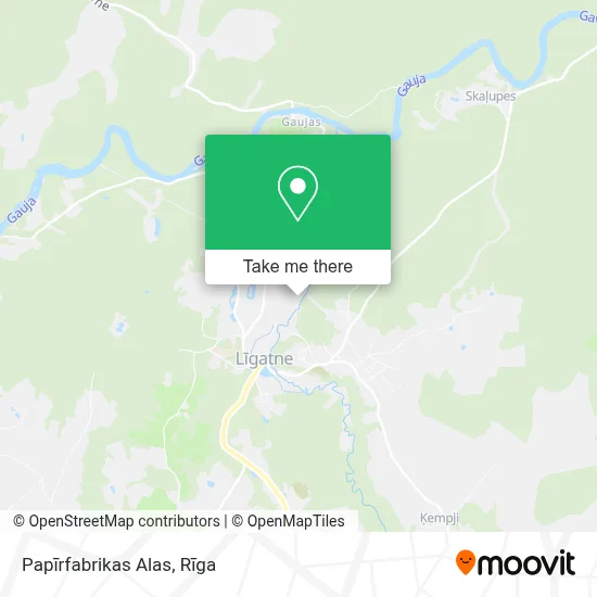 Papīrfabrikas Alas map