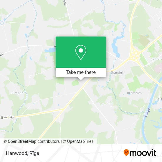 Hanwood map