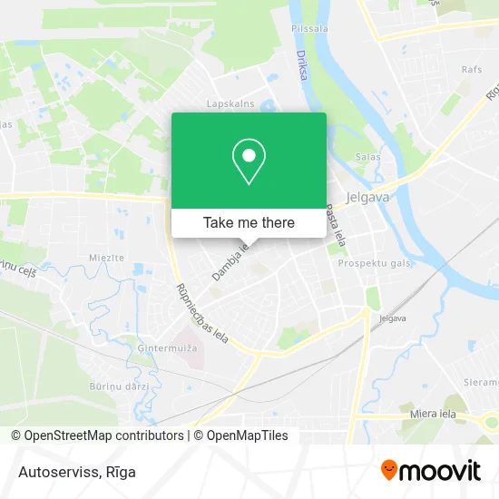 Autoserviss map