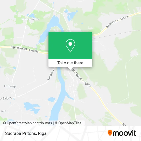 Sudraba Pritons map