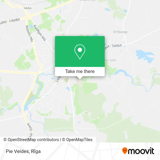 Pie Veides map