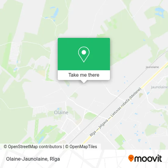 Olaine-Jaunolaine map