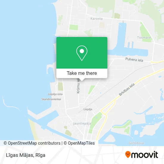 Līgas Mājas map