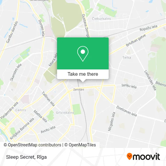 Sleep Secret map