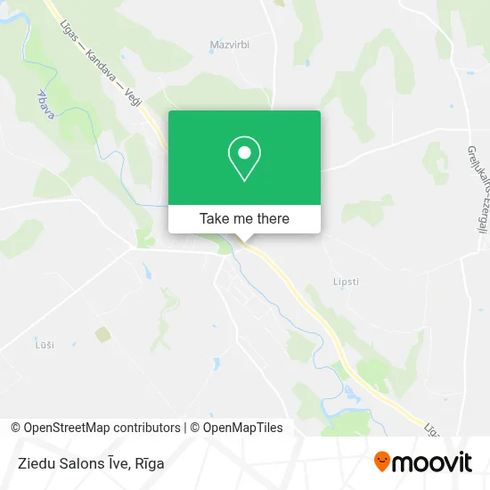 Ziedu Salons Īve map