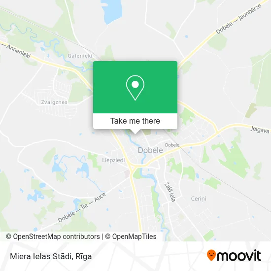 Miera Ielas Stādi map