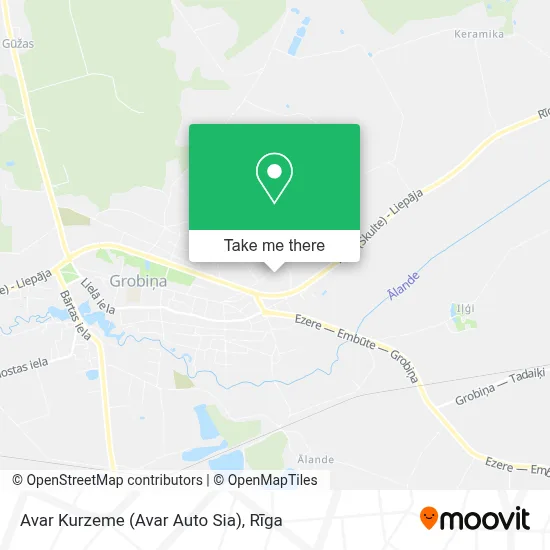 Avar Kurzeme (Avar Auto Sia) map