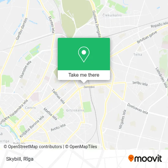 Skybill map