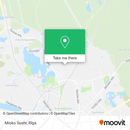 Mioko Sushi map