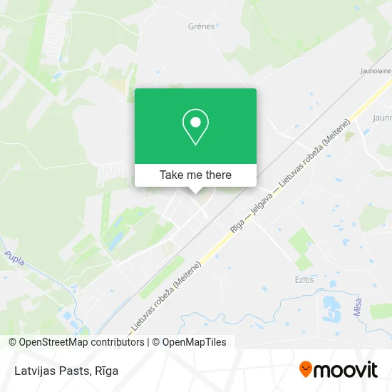 Latvijas Pasts map