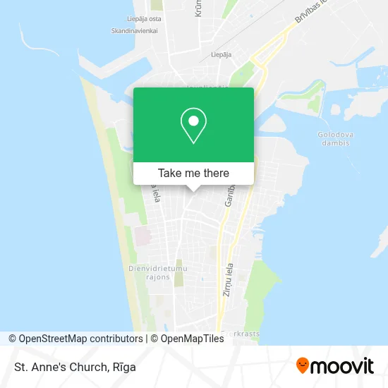 St. Anne's Church map