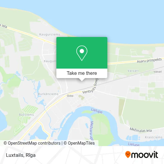 Luxtails map
