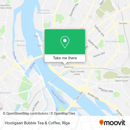 Hooligaan Bubble Tea & Coffee map