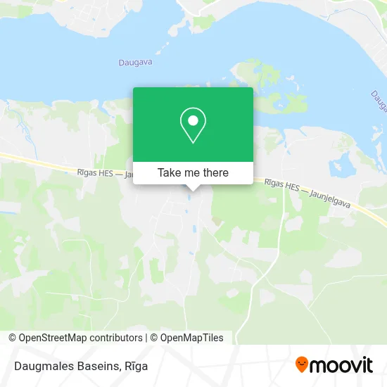 Daugmales Baseins map