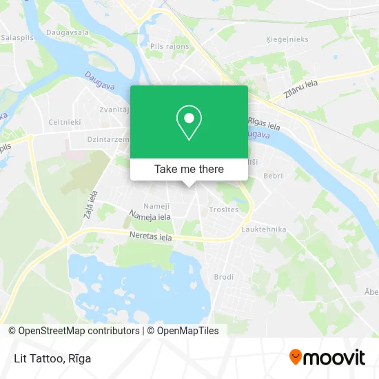 Lit Tattoo map