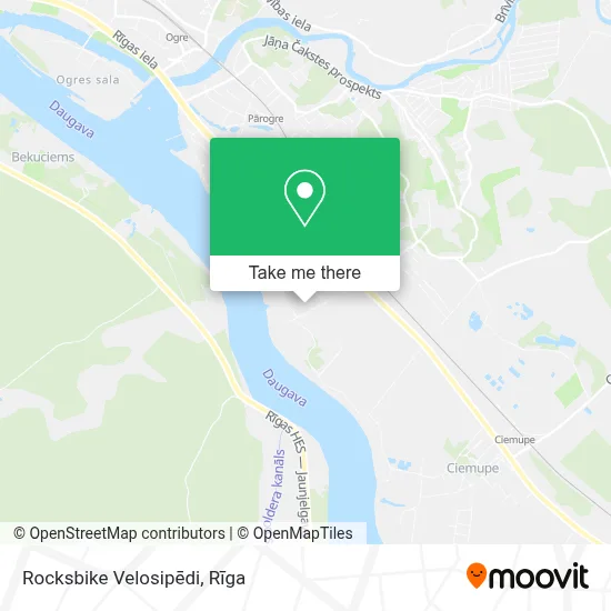 Rocksbike Velosipēdi map