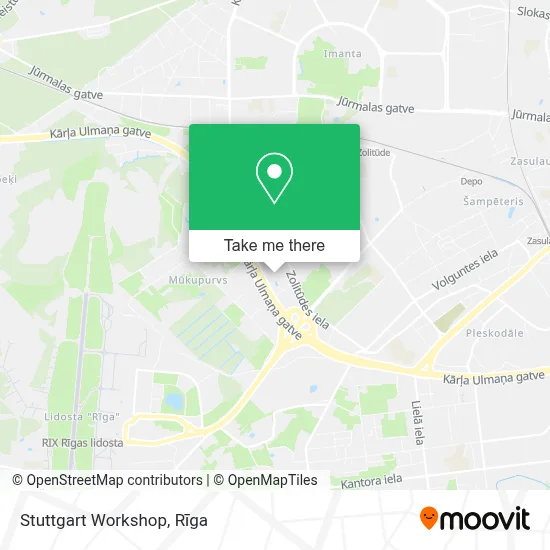 Stuttgart Workshop map