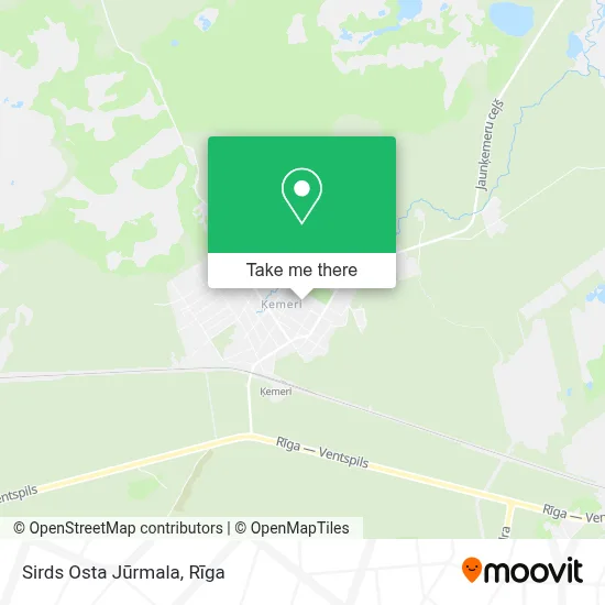 Sirds Osta Jūrmala map