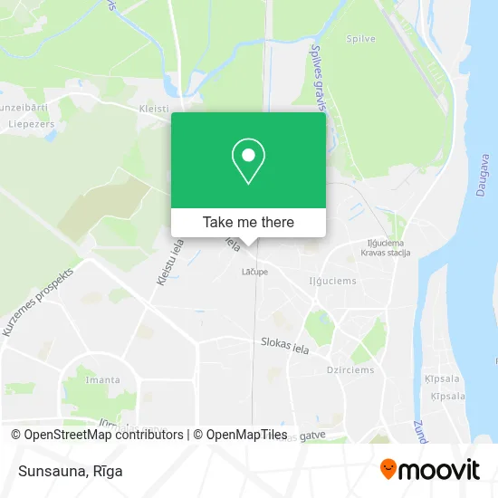 Sunsauna map