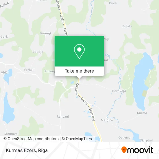 Kurmas Ezers map