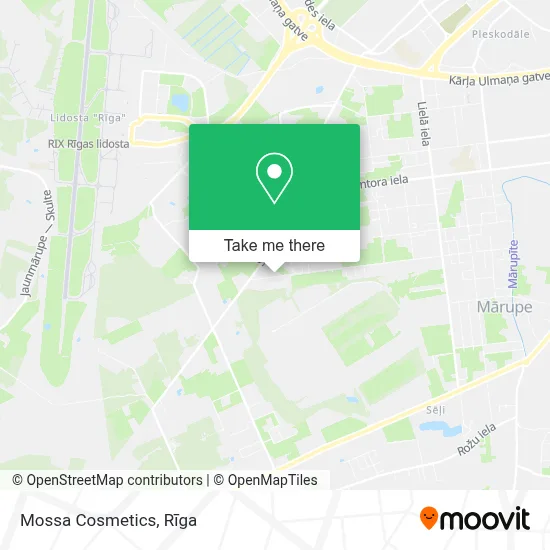 Mossa Cosmetics map