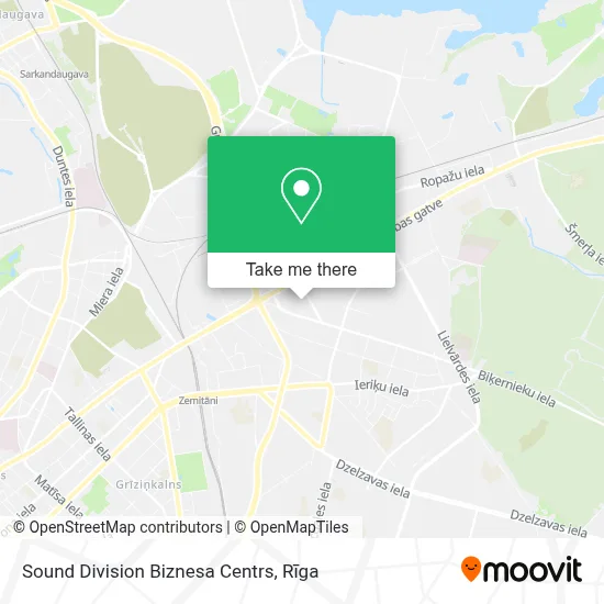 Sound Division Biznesa Centrs map
