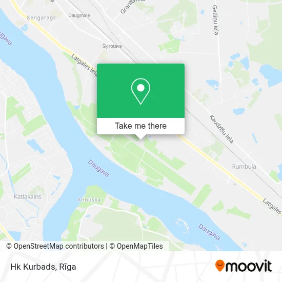 Hk Kurbads map