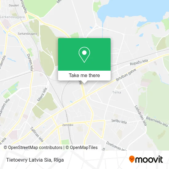 Tietoevry Latvia Sia map