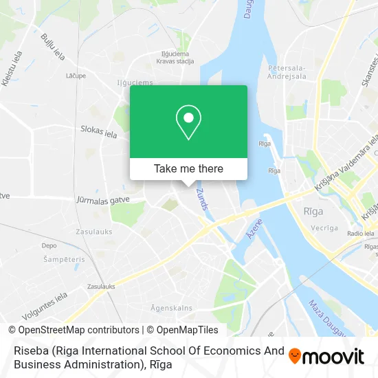 Riseba (Riga International School Of Economics And Business Administration) map