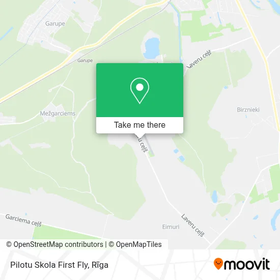 Pilotu Skola First Fly map