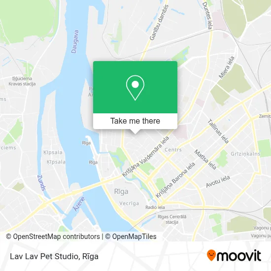 Lav Lav Pet Studio map
