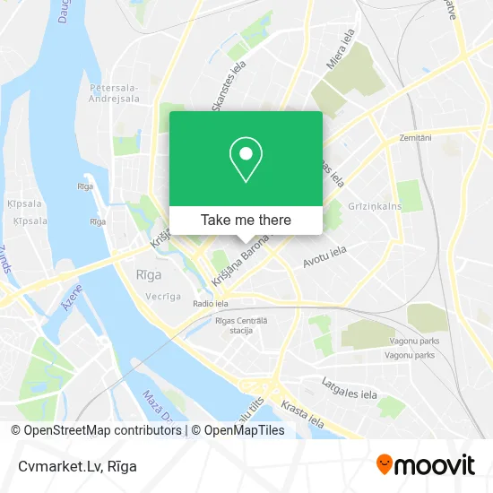 Cvmarket.Lv map