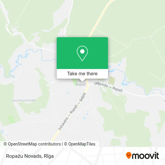 Ropažu Novads map