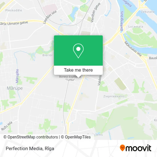 Perfection Media map