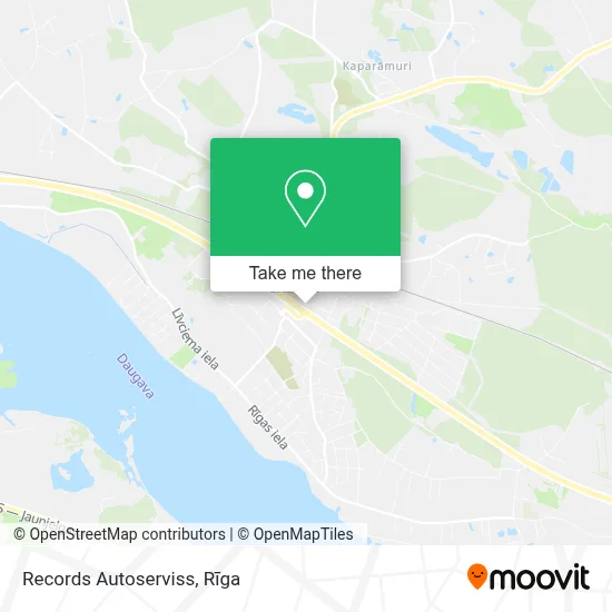 Records Autoserviss map