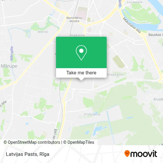 Latvijas Pasts map