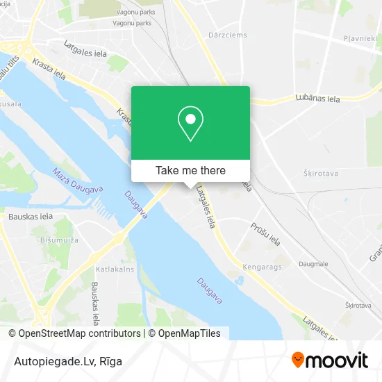 Autopiegade.Lv map