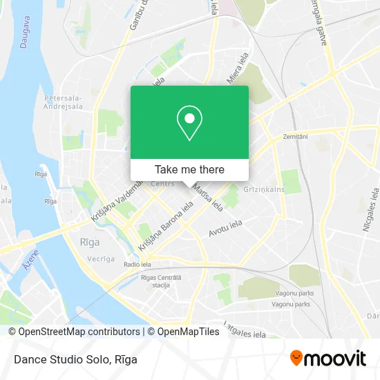 Dance Studio Solo map