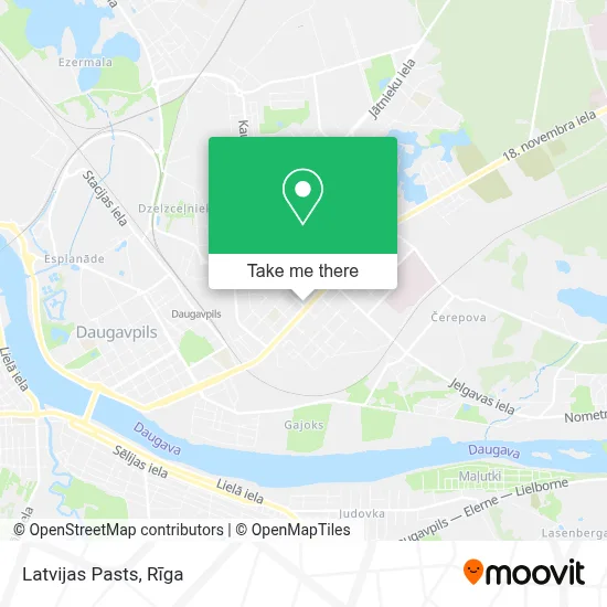 Latvijas Pasts map