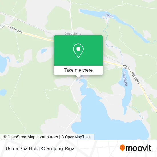 Usma Spa Hotel&Camping map